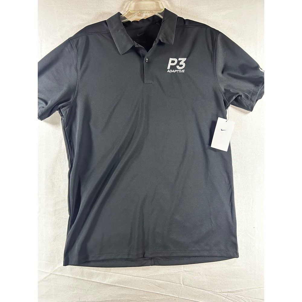Nike‎ Golf Mens P3 Adaptive Polo Shirt Black BV6042-010 Size M New